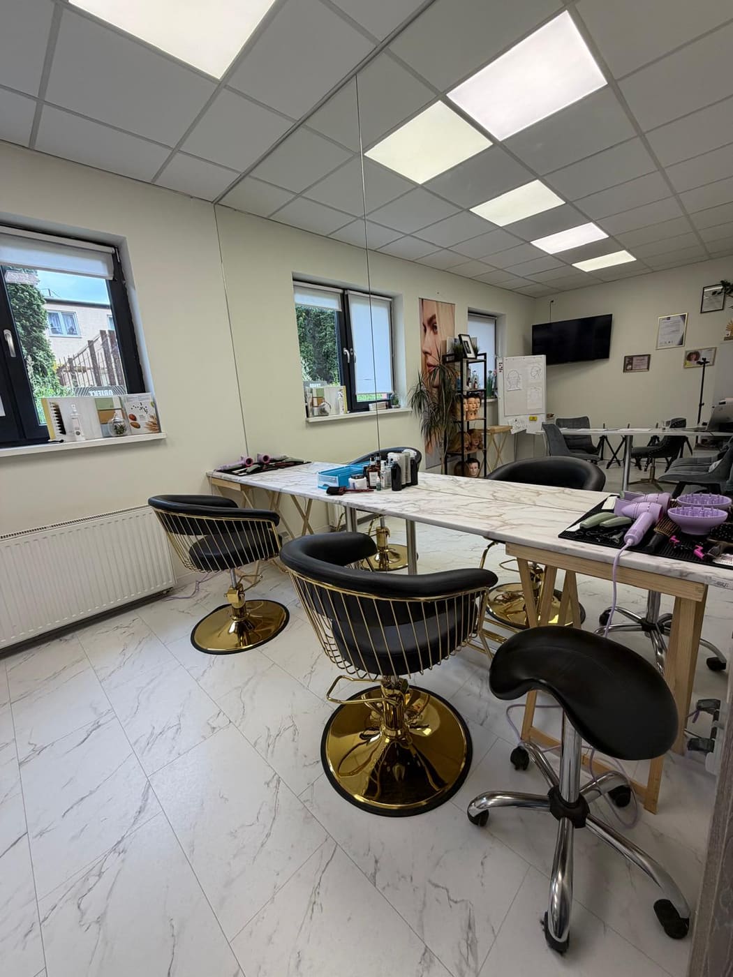 Sala szkoleniowa akademii Beauty & Hair Studio